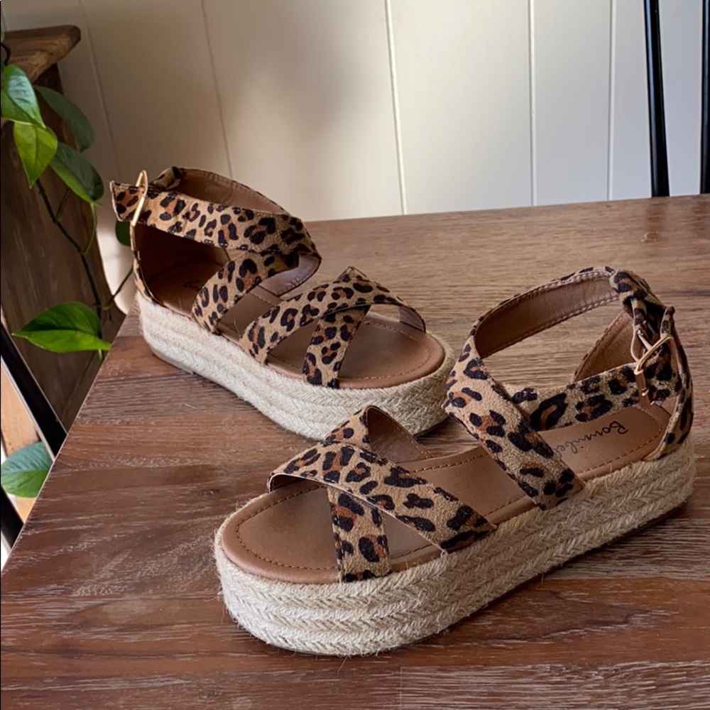 Bonnibel leopard platform shoes